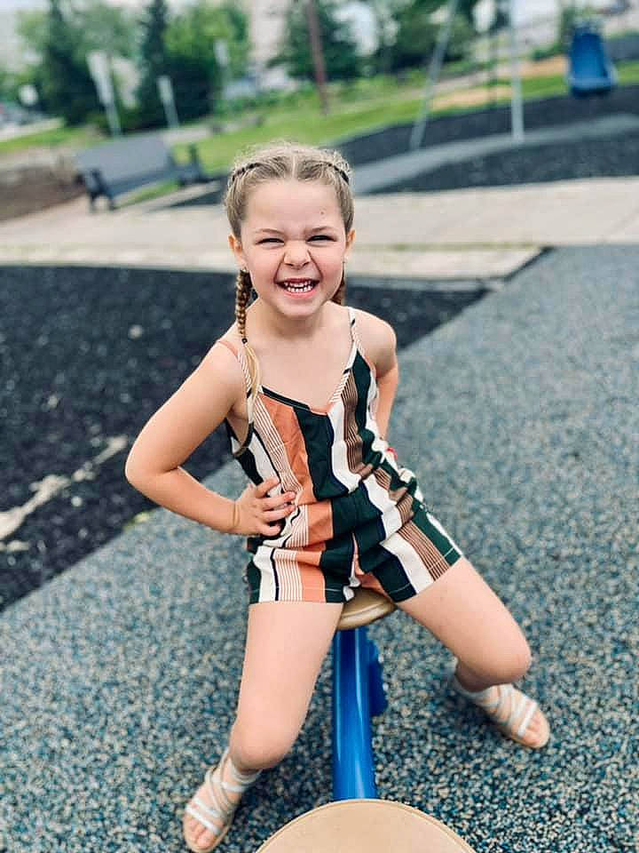 Haisley joined the competition — help win amazing prizes! asphalt, automotive_wheel_system, blond, child, city, electric_blue, fun, grass, happy, human_leg, joy, leisure, pattern, person, recreation, road, shorts, smile, summer, thigh