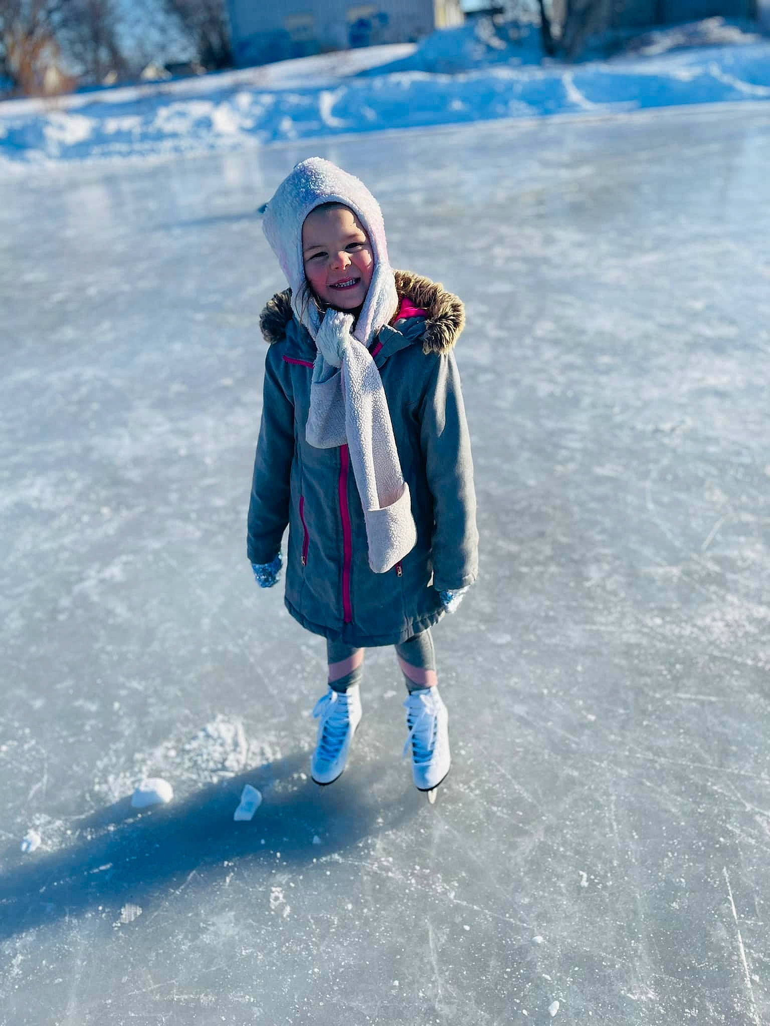 Haisley joined the competition — help win amazing prizes! asphalt, electric_blue, freezing, frost, fun, glacial_landform, happy, headwear, ice_cap, jacket, joy, landscape, leisure, ocean, people_in_nature, person, playing_in_the_snow, recreation, snow, toddler