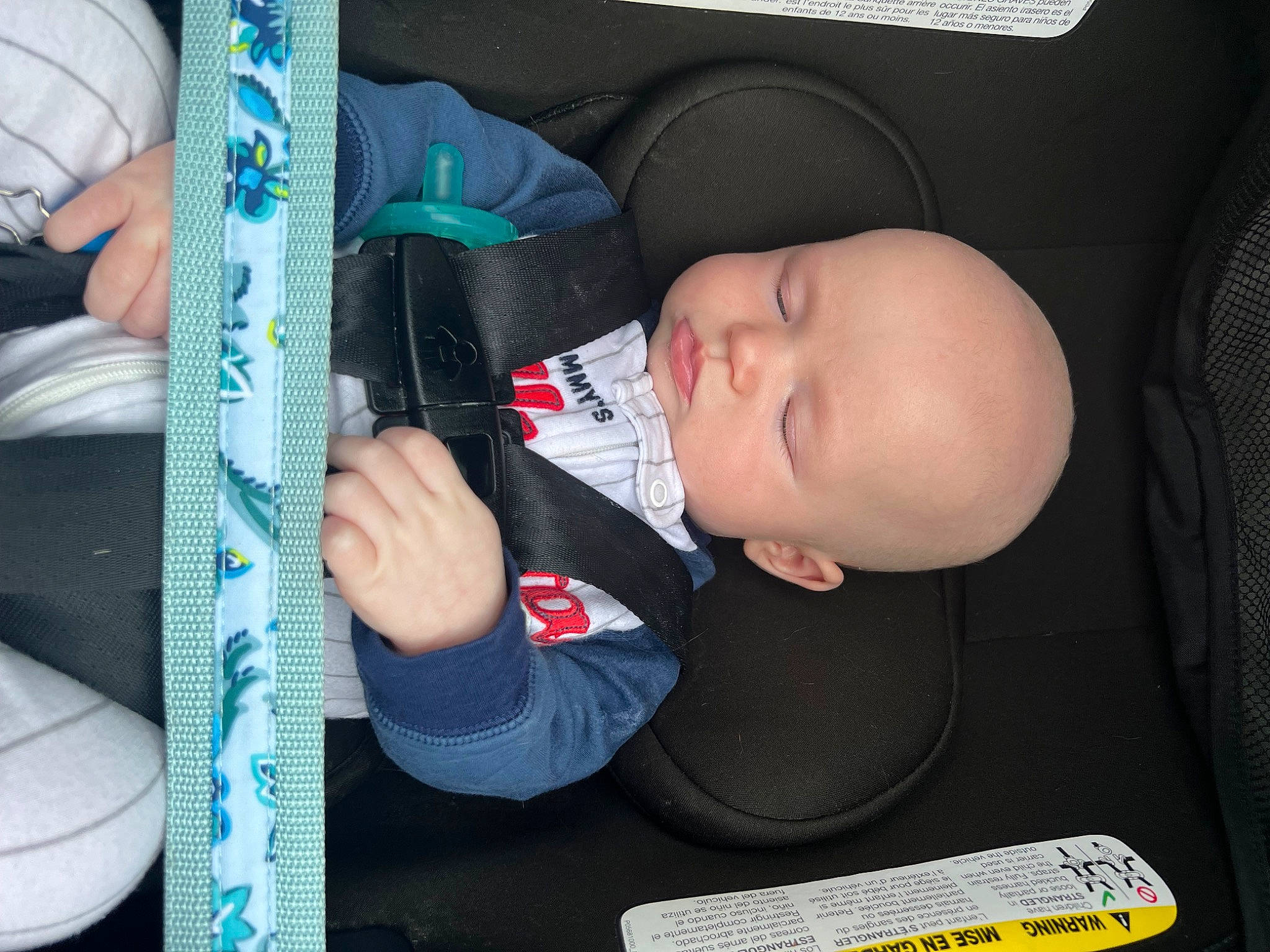 Jameson joined the competition — help win amazing prizes! auto_part, baby, baby_carriage, baby_products, baby_safety, baby_toddler_clothing, car_seat, cheek, child, comfort, elbow, electric_blue, finger, lap, nail, person, sitting, toddler, wrist