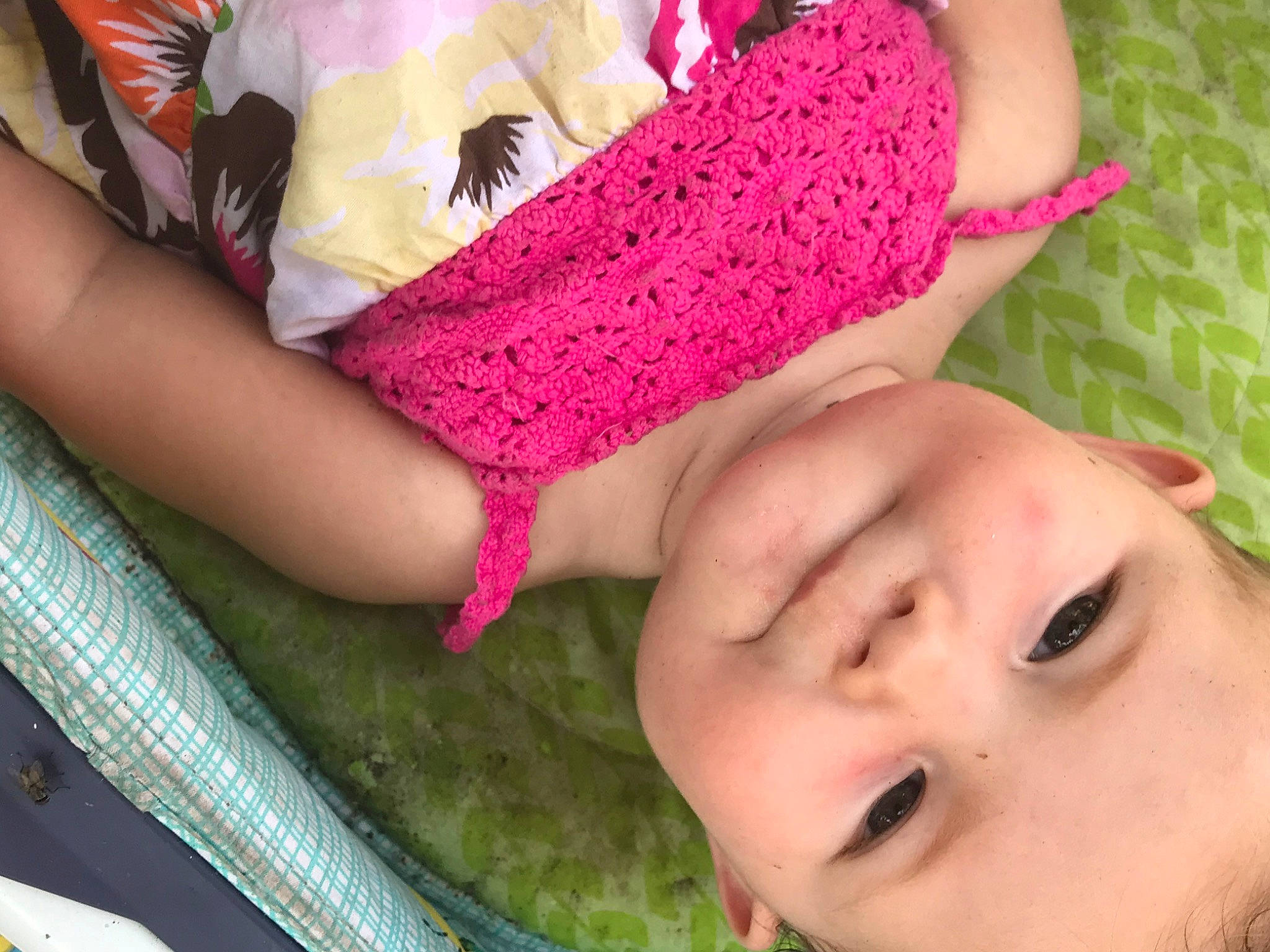 Zhavia joined the competition — help win amazing prizes! art, baby, bonnet, cheek, child, crochet, finger, hand, headgear, knitting, magenta, mouth, nail, person, pink, toddler