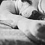 V'Lilo a rejoint le concours — aidez-le/la à gagner de superbes lots ! dog, sleeping, black_and_white, close_up, paw, resting, cozy, animal, pet, fur, napping, portrait, indoor, relaxation, cute, calm, whiskers, snout, soft, peaceful