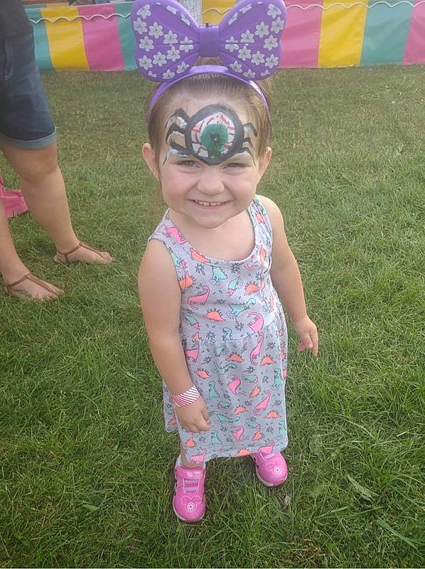 Samara joined the competition — help win amazing prizes! baby, baby_toddler_clothing, child, event, eyewear, fun, glasses, goggles, grass, happy, joy, lawn, leisure, magenta, people_in_nature, person, pink, recreation, smile, summer