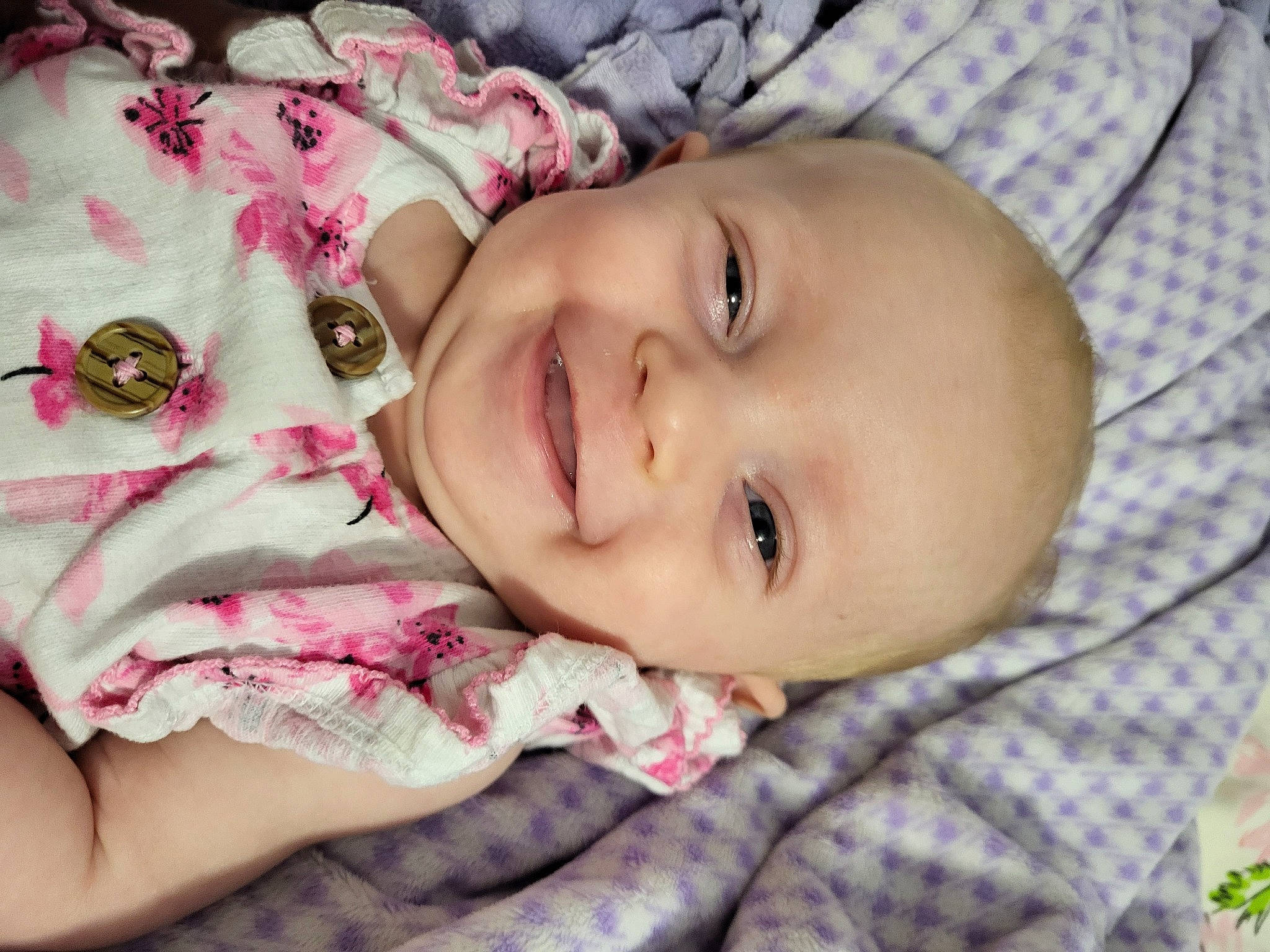 Elizabeth joined the competition — help win amazing prizes! baby, baby_toddler_clothing, cheek, eye, eyebrow, face, happy, head, iris, joy, lip, mouth, nose, person, pink, plant, skin, sleeve, smile, textile