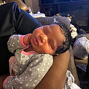 Jateenamarie joined the competition — help win amazing prizes! arm, baby, blanket, child, clothing, couch, furniture, hair, home, indoor, infant, newborn, pajamas, peaceful, person, polka_dot, relaxing, skin, sleeping, television