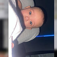 Aleah is registered to the contest to win money with this photo: baby, bodypart, clothing, computer, computerhardware, electronics, face, finger, hand, hardware, hat, head, laptop, monitor, newborn, pc, person, photography, portrait, screen