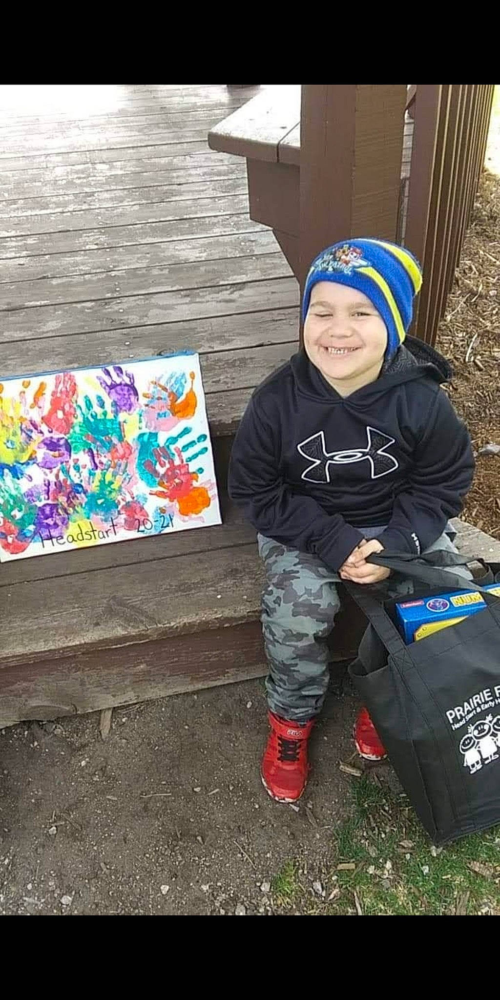 Nathaniel joined the competition — help win amazing prizes! art, artist, bag, baseball_cap, cap, fun, glove, graffiti, grass, headwear, jacket, joy, leisure, luggage_and_bags, paint, person, personal_protective_equipment, plant, smile, soil
