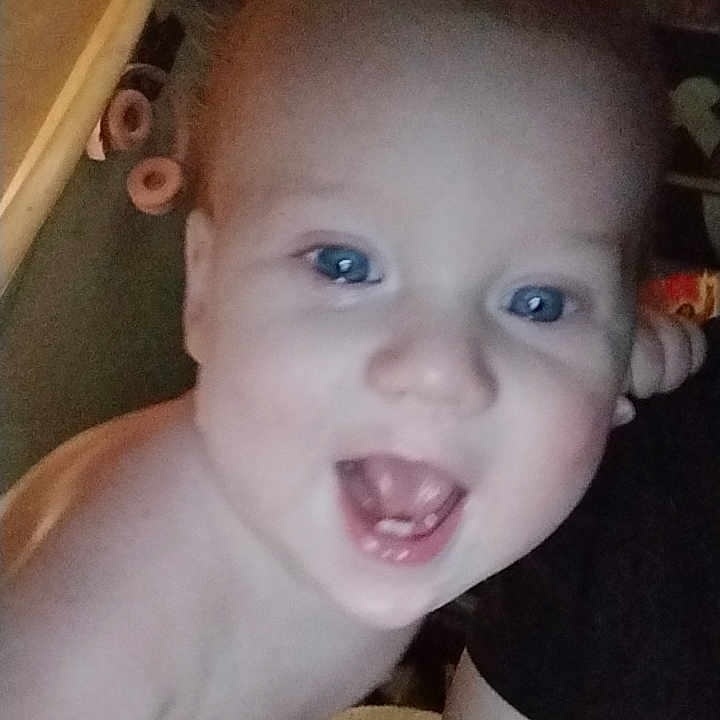 Aedin joined the competition — help win amazing prizes! baby, child, face, blue_eyes, smiling, happy, indoor, closeup, skin, head, mouth_open, person, infant, cheerful, young, expression, candid, portrait, cute, human