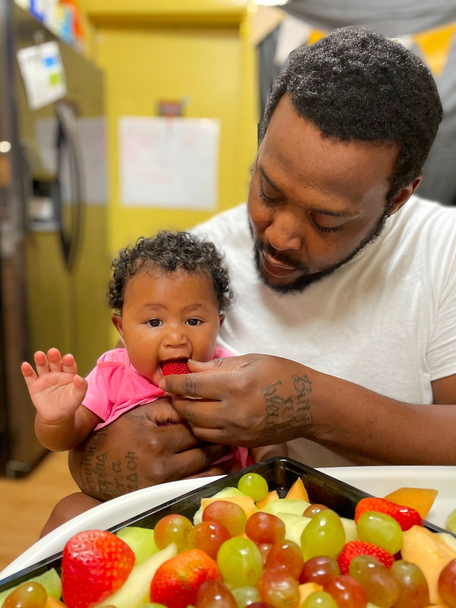 Kathryn joined the competition — help win amazing prizes! child, community, dress, event, food, fruit, fun, green, happy, leisure, natural_foods, people, person, photograph, sharing, snapshot, strawberry, table, tableware, toddler