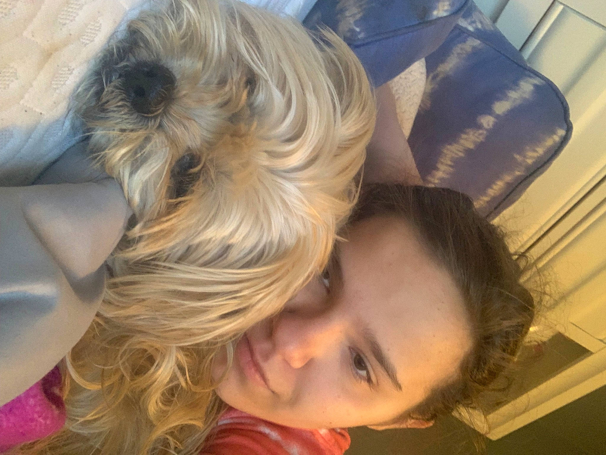 Cooper joined the competition — help win amazing prizes! bangs, blond, brown_hair, carnivore, child, companion_dog, dog, dog_breed, ear, eyelash, fawn, fun, hair, happy, long_hair, nose, smile, surfer_hair, toddler, toy_dog