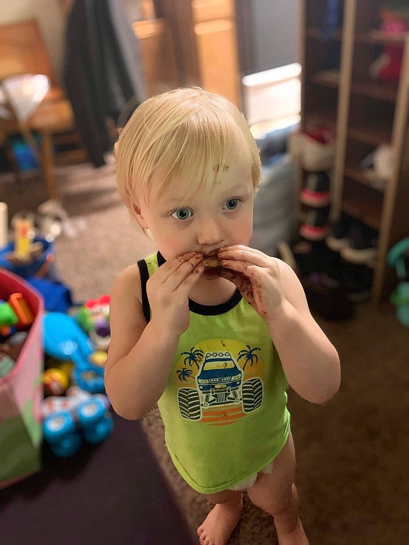 Averie joined the competition — help win amazing prizes! baby, baby_toddler_clothing, bottle, cheek, child, event, face, flooring, fun, hairstyle, happy, iris, party, person, play, room, skin, standing, t_shirt, thumb