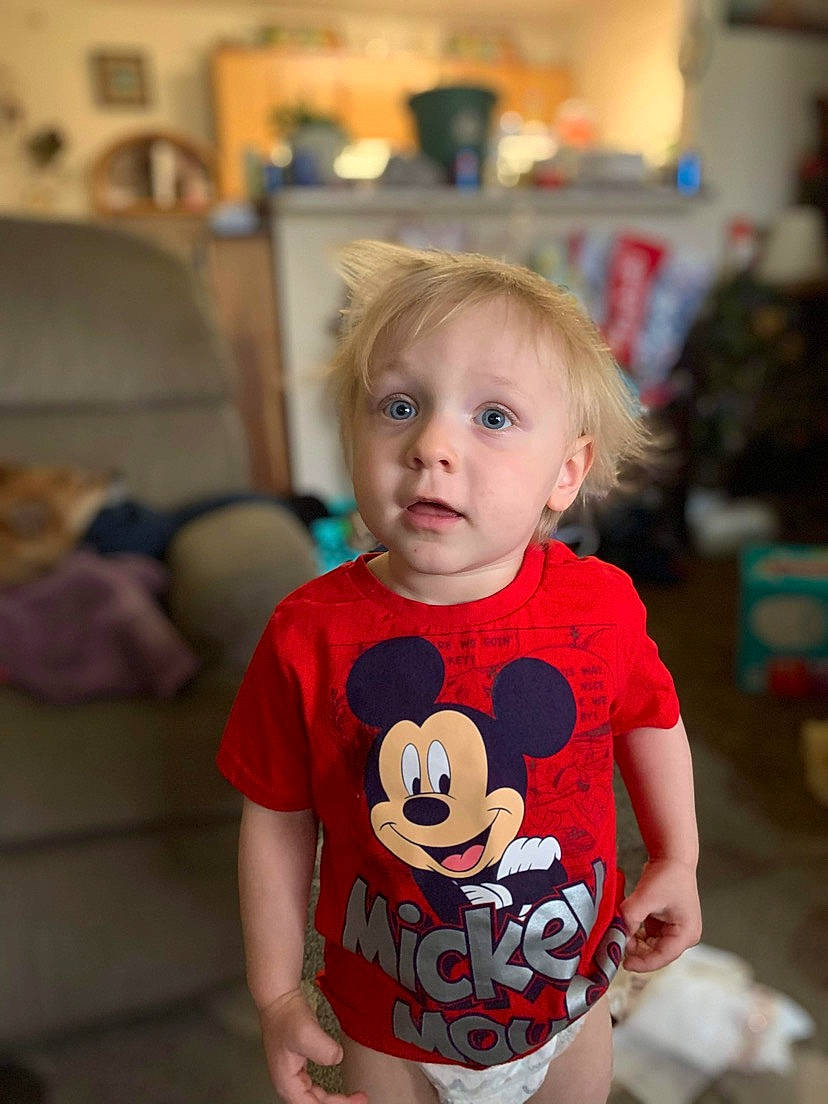 Averie joined the competition — help win amazing prizes! baby, baby_toddler_clothing, carmine, cheek, child, event, eye, fun, hair, happy, head, pattern, people, person, picture_frame, plant, room, sleeve, standing, t_shirt