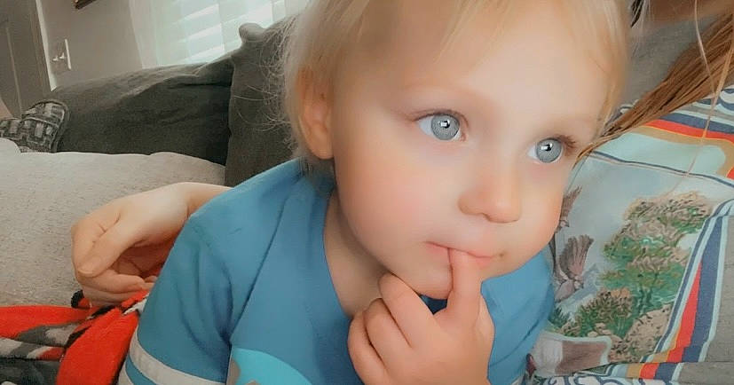 Averie is registered to the contest to win money with this photo: baby, cheek, ear, eyebrow, eyelash, finger, forehead, gesture, hand, happy, human_body, iris, lip, mouth, neck, nose, person, skin, smile, thumb