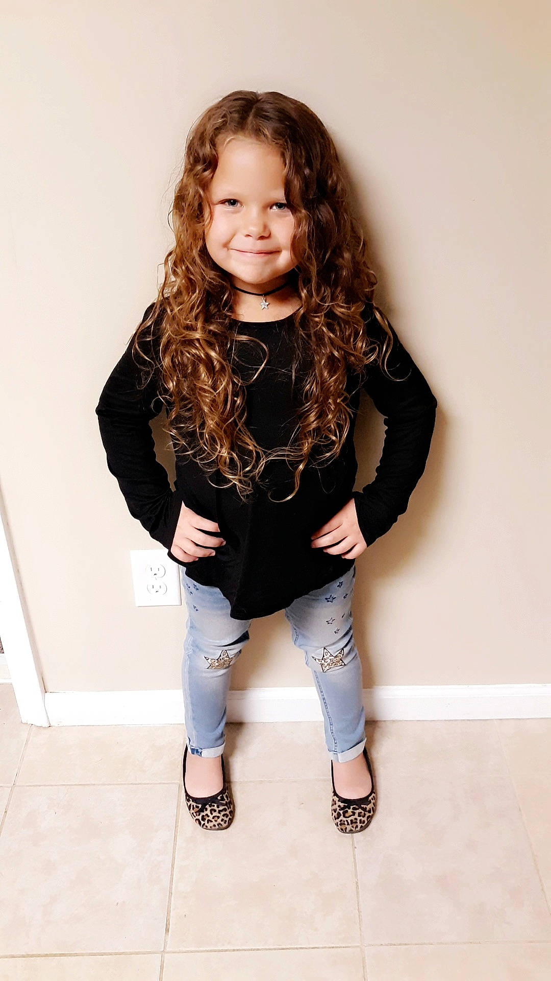 Myla joined the competition — help win amazing prizes! ankle, brown_hair, child_model, clothing, fashion, foot, joint, joy, long_hair, long_sleeved_t_shirt, person, photo_shoot, portrait, portrait_photography, sandal, shoulder, sleeve, standing, street_fashion, thigh