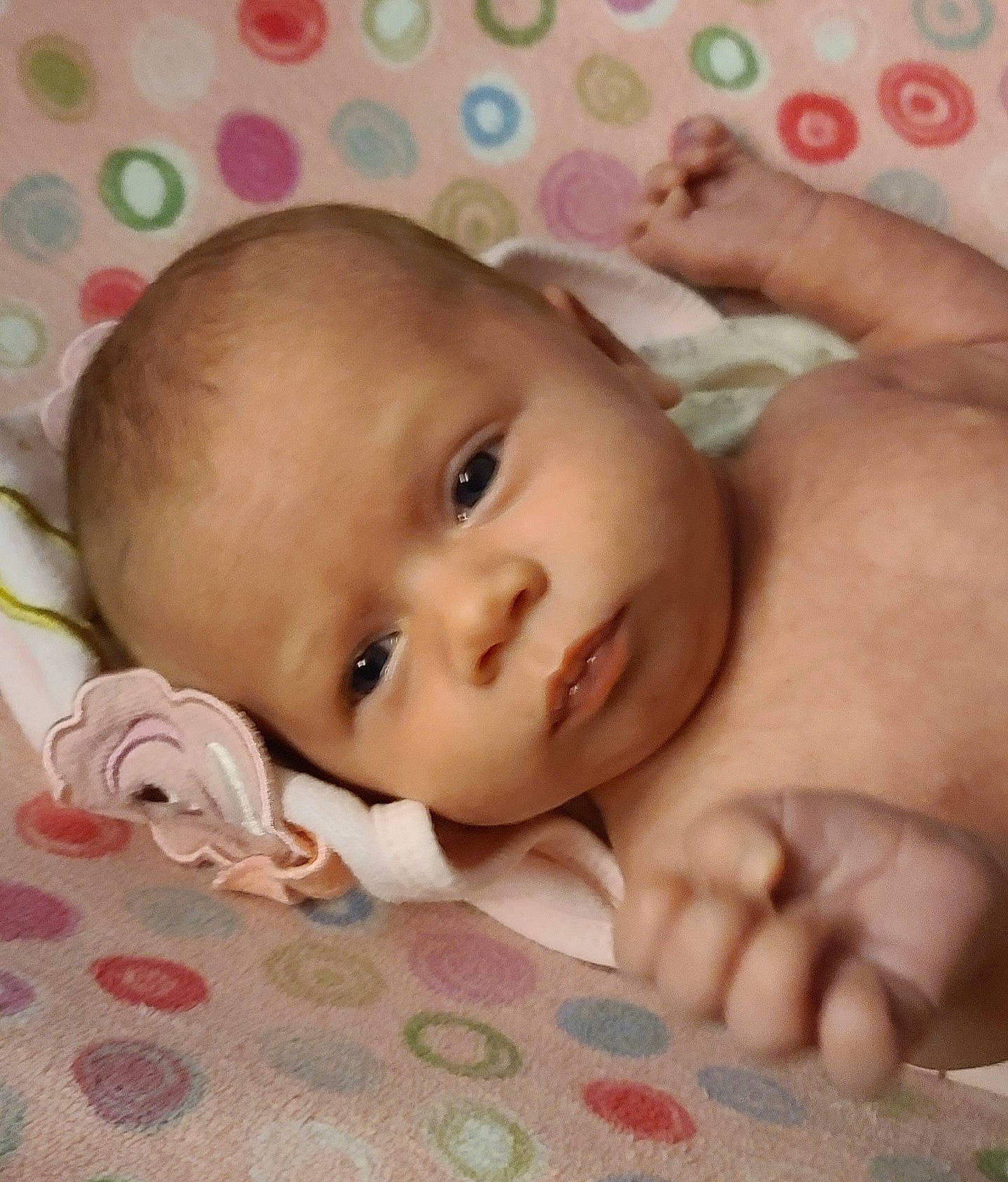 Chesalee joined the competition — help win amazing prizes! baby, baby_toddler_clothing, cheek, chin, eye, eyebrow, face, facial_expression, finger, happy, head, human, iris, lip, mouth, nose, person, pink, skin, smile