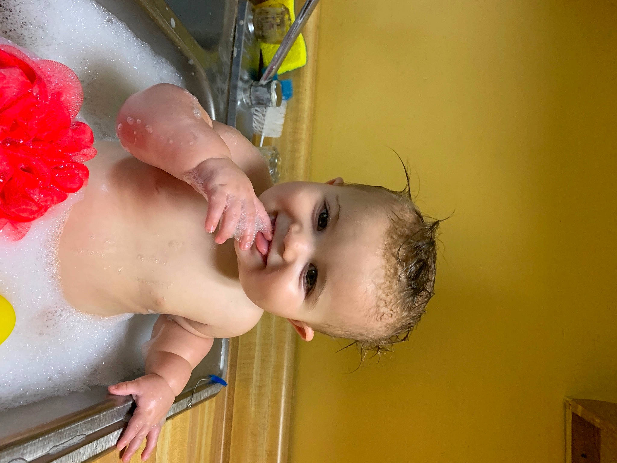 Michael is registered to the contest to win money with this photo: joy, person