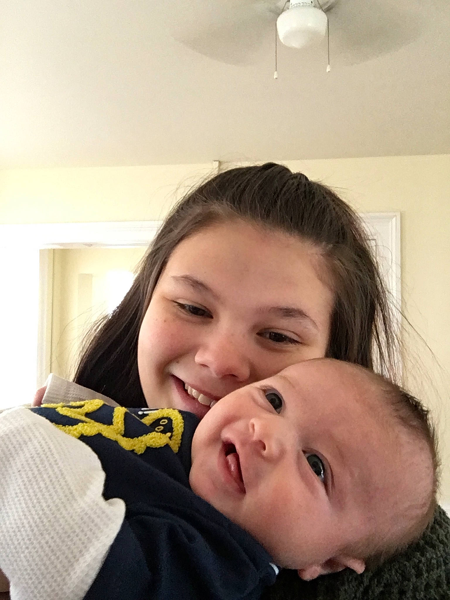 Michael is registered to the contest to win money with this photo: baby, cheek, child, happy, joy, mother, mouth, nose, person, skin, smile, toddler