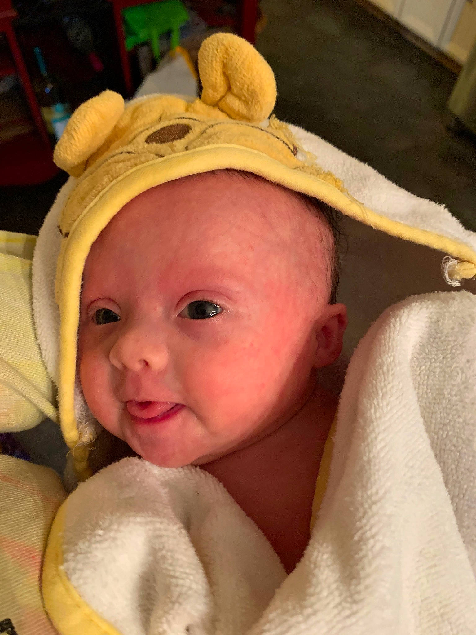 Poppy joined the competition — help win amazing prizes! baby, child, headgear, headwear, person, toddler