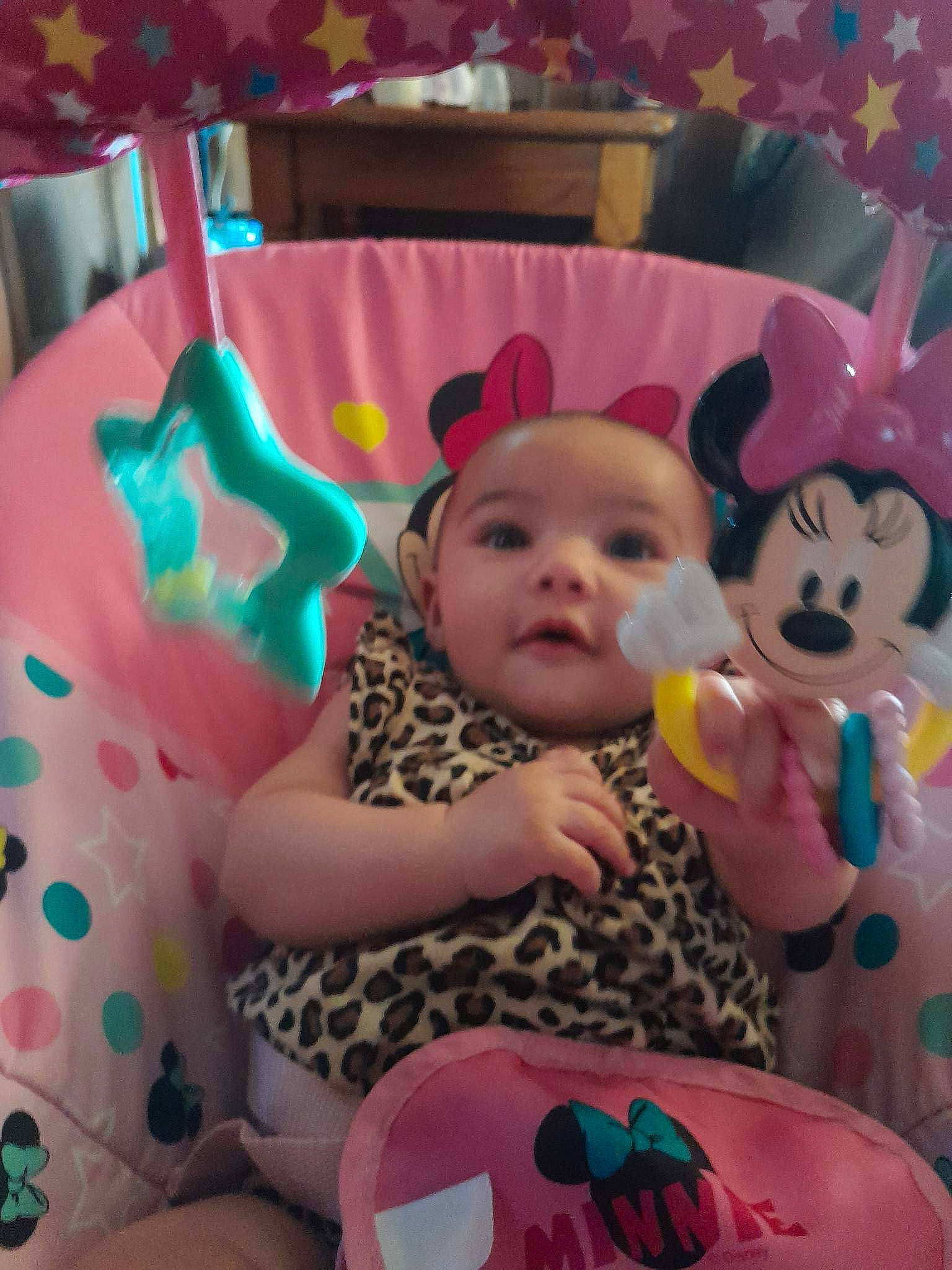 Mayah joined the competition — help win amazing prizes! baby, baby_products, baby_toddler_clothing, cheek, child, doll, event, fun, happy, holiday, linens, pattern, person, pink, room, skin, stuffed_toy, sweetness, textile, toddler