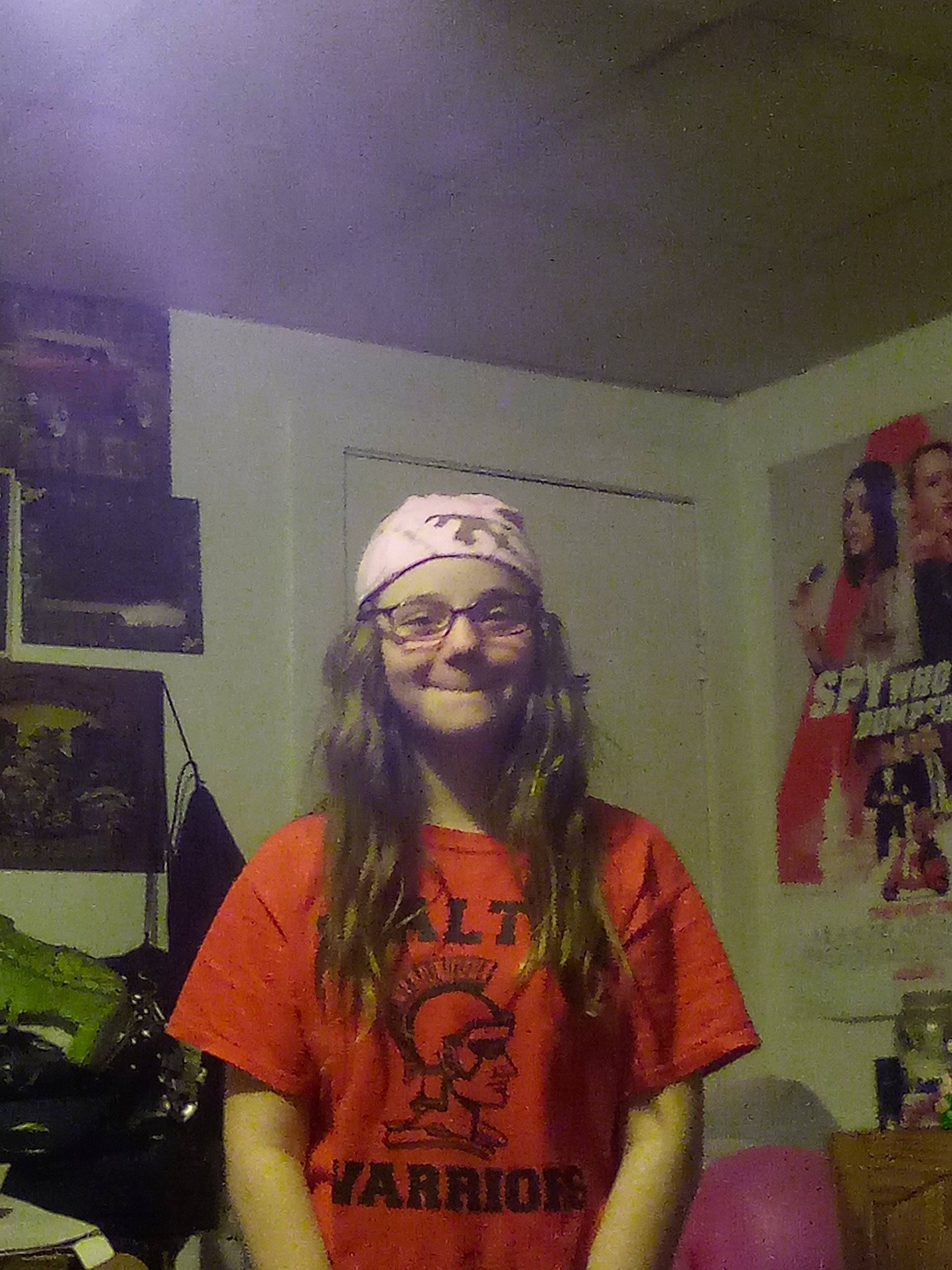 Jaylynn joined the competition — help win amazing prizes! beard, cool, eyewear, facial_hair, flesh, fun, glasses, hair, joy, person, t_shirt