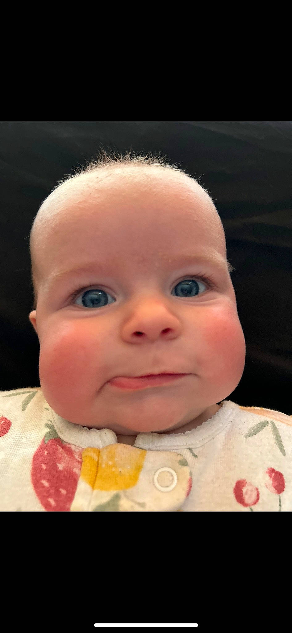 Isla joined the competition — help win amazing prizes! art, baby, baby_toddler_clothing, bib, cheek, child, eyebrow, eyelash, face, fun, happy, iris, lip, nose, peach, person, pink, skin, smile, sweetness