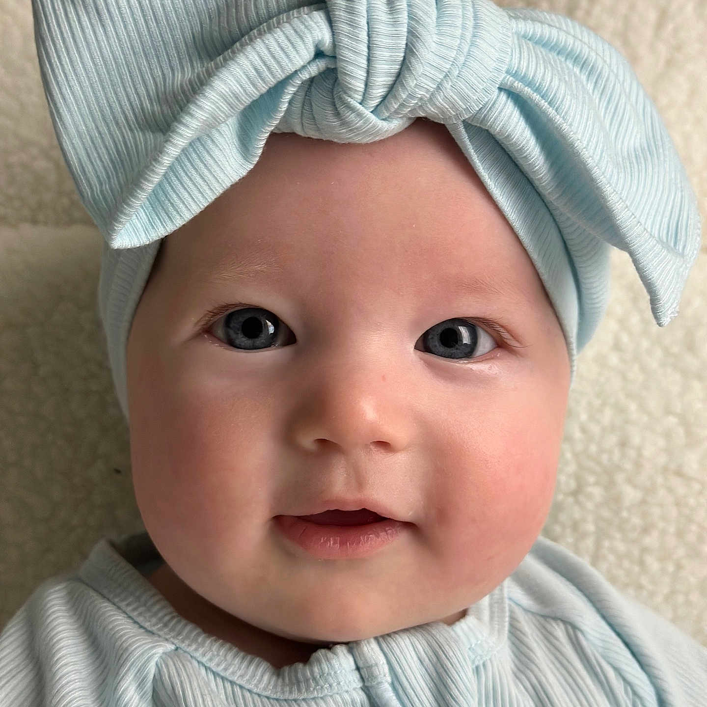 Masyn joined the competition — help win amazing prizes! accessories, baby, beanie, bonnet, cap, clothing, face, happy, hat, head, headband, hood, newborn, pants, person, photography, portrait, shirt, smile, turban