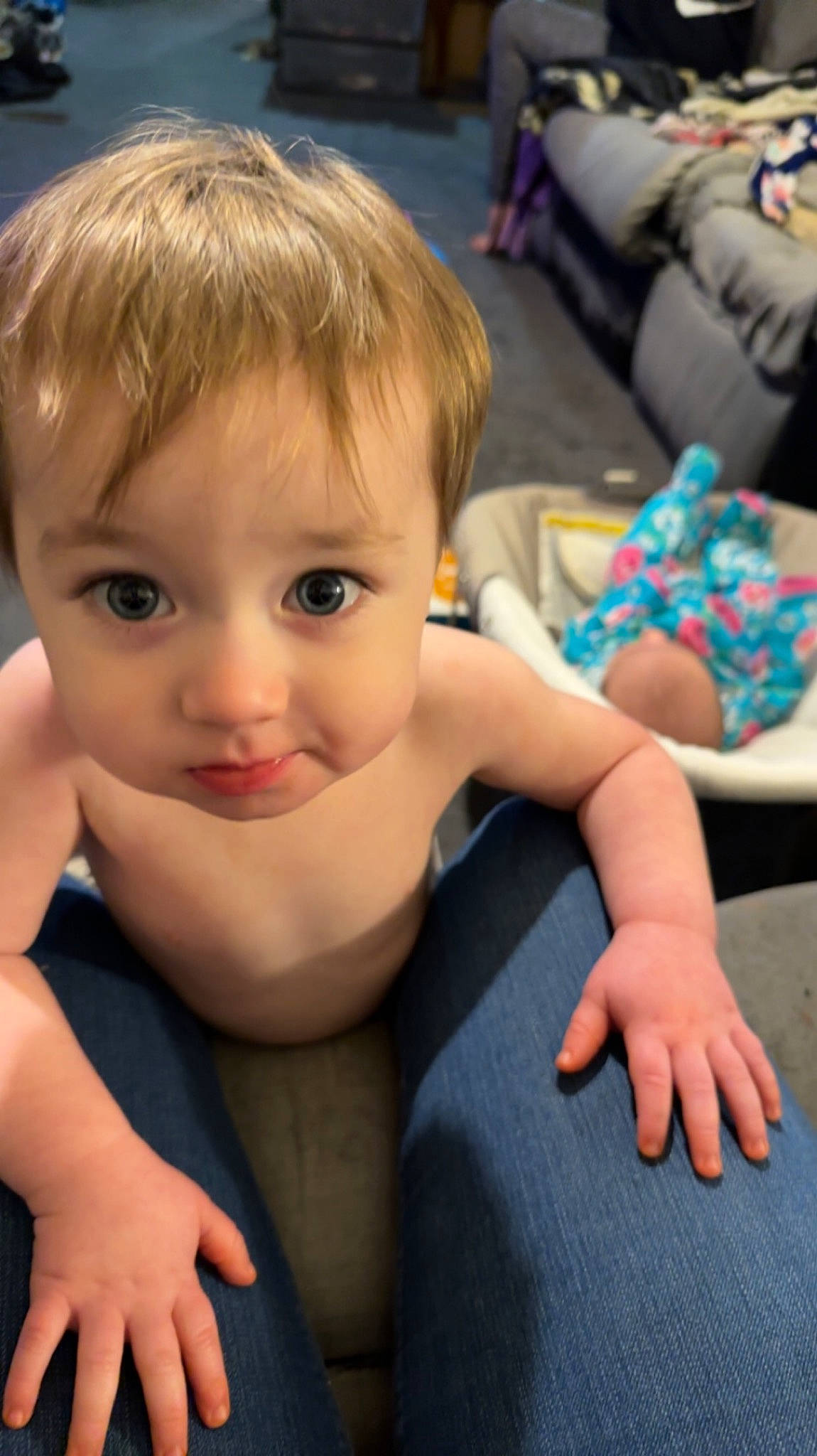 Emerson joined the competition — help win amazing prizes! azure, cheek, chest, child, eye, eyelash, finger, fun, gesture, happy, human_body, iris, joint, leisure, neck, nose, person, shoulder, skin, thumb