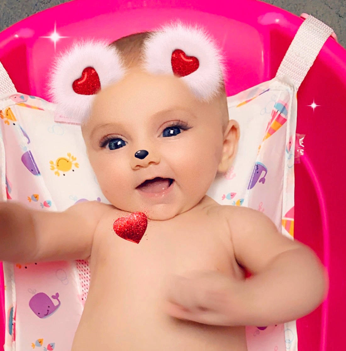 Scarlett Rose is registered to the contest to win money with this photo: baby, baby_products, cheek, child, ear, face, head, lip, mouth, person, pink, play, product, skin, toddler