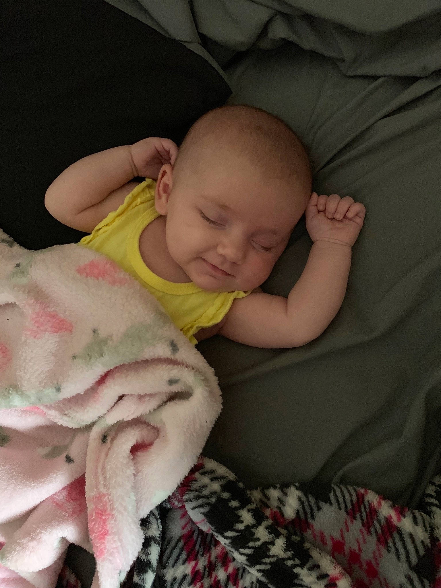 Scarlett Rose joined the competition — help win amazing prizes! arm, baby, birth, blanket, cheek, child, comfort, eye, finger, hand, head, joy, linens, mouth, nap, nose, person, pink, skin, sleep