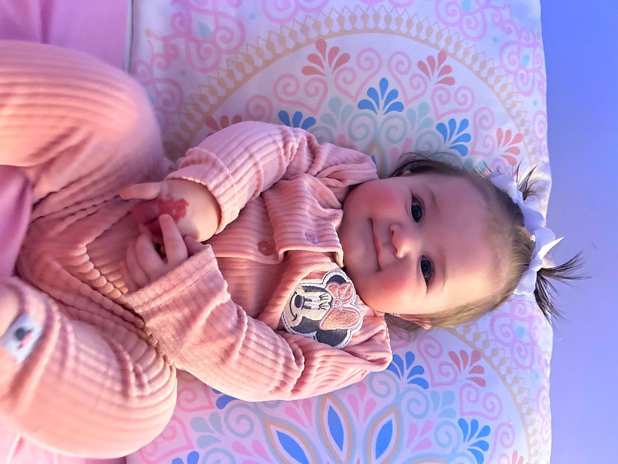 Azlynn joined the competition — help win amazing prizes! baby, baby_toddler_clothing, cheek, child, eye, gesture, happy, headgear, human_body, iris, joy, lip, mammal, mouth, nose, person, pink, purple, skin, smile