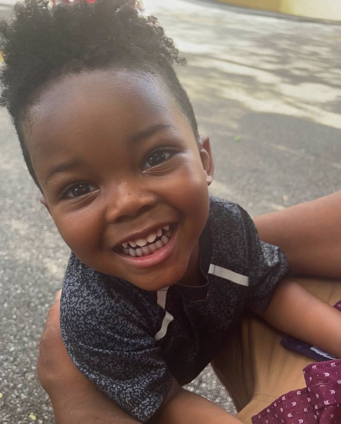 Fletcher joined the competition — help win amazing prizes! arm, black_hair, chin, cool, eye, eyebrow, face, forehead, fun, grass, hair, happy, head, iris, joy, lip, mouth, nose, person, skin