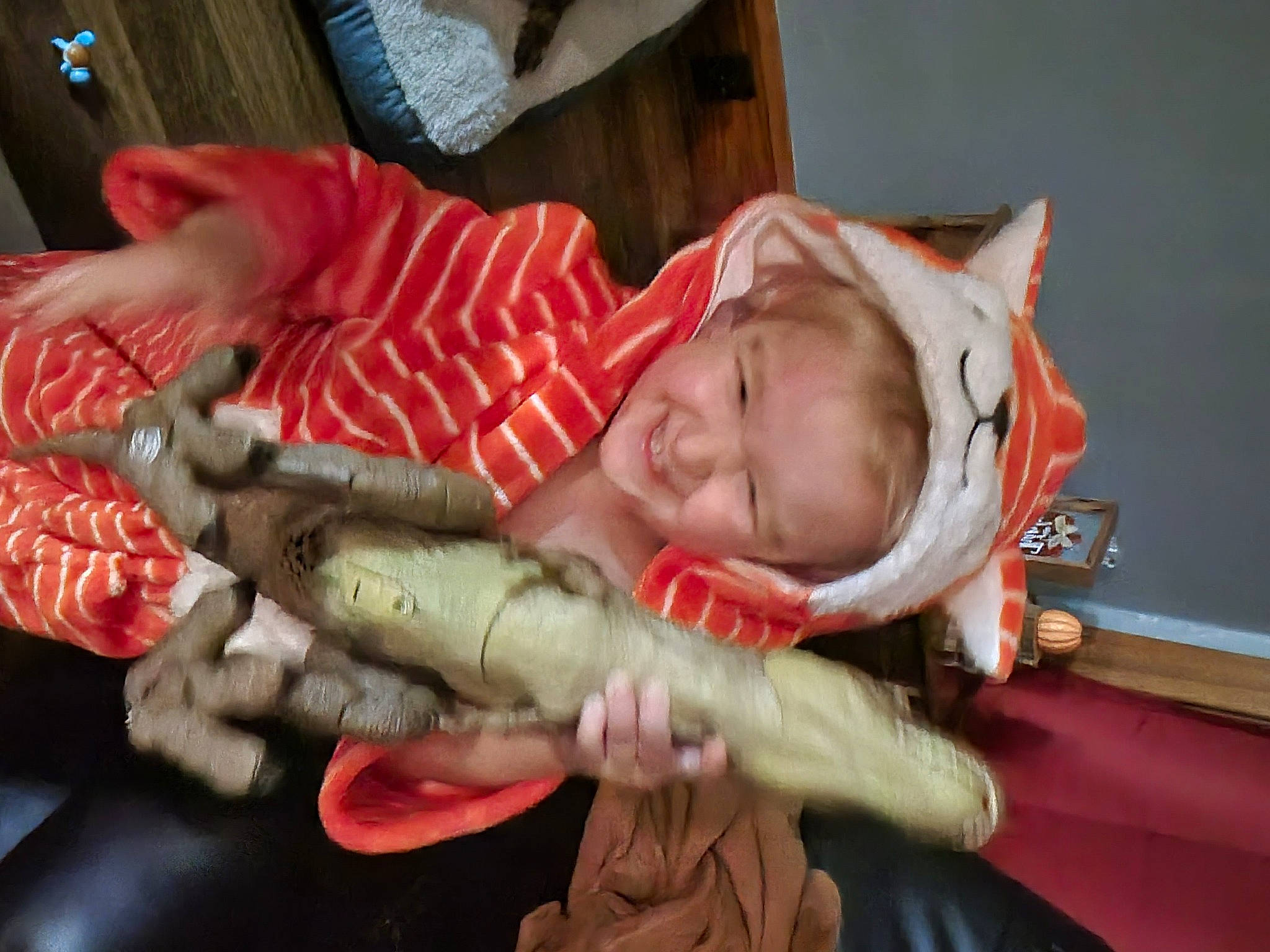 Xavier joined the competition — help win amazing prizes! arm, baby, baby_products, baby_toddler_clothing, child, comfort, fun, hand, joy, lap, person, room, sitting, smile, thumb, toddler, wood