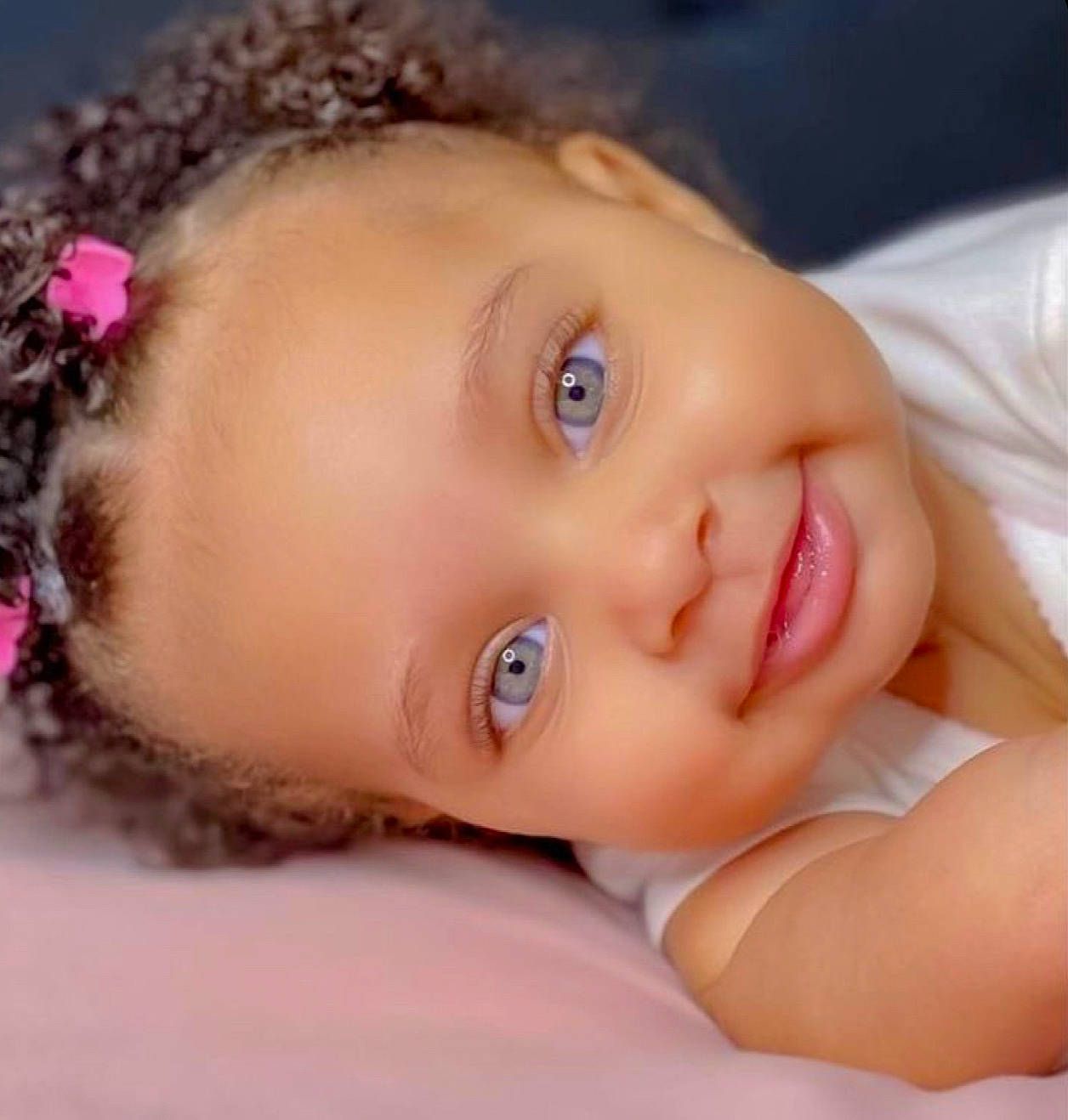 Asia joined the competition — help win amazing prizes! baby, cheek, chin, dress, eye, eyebrow, eyelash, facial_expression, flash_photography, hair, happy, head, iris, joy, lip, long_hair, nose, person, plant, skin