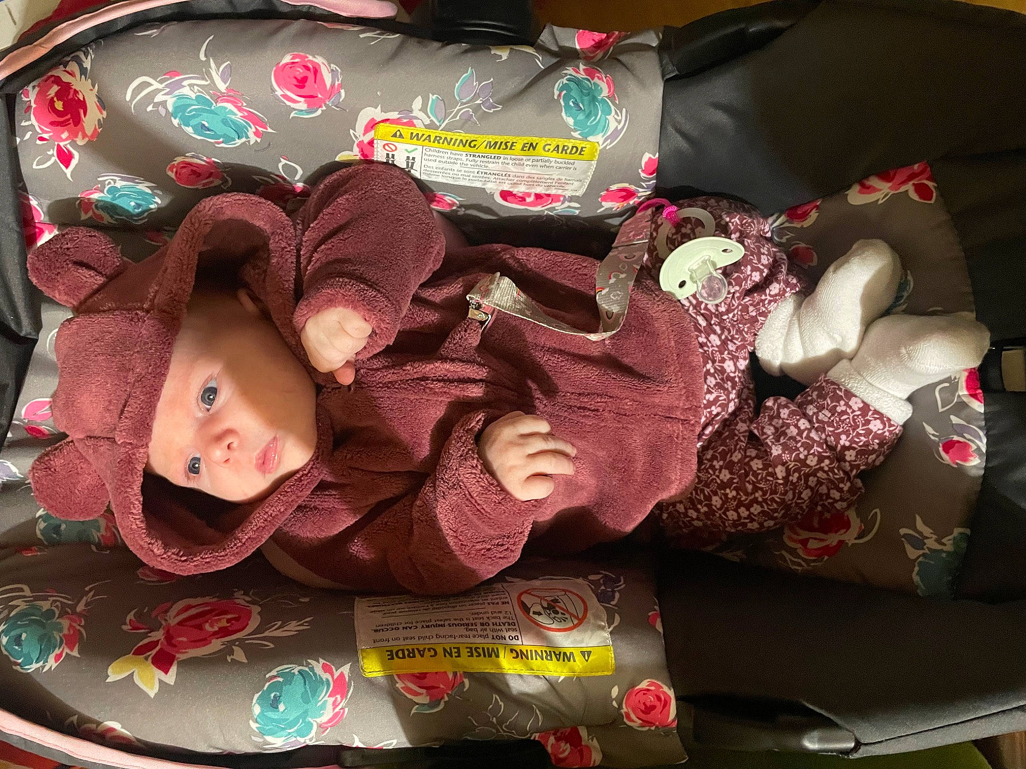 Arizona is registered to the contest to win money with this photo: baby_products, bag, brown, cap, carmine, costume_hat, fashion_accessory, fedora, font, hat, headgear, headwear, linens, magenta, pattern, person, pink, plush, room, stuffed_toy