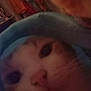 cat, hoodie, close_up, blurry, indoor, pet, face, animal, feline, clothing, background, furniture, fabric, soft, cute, domestic, whiskers, nose, eyes, cozy
