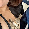 Snoopy is registered to the contest to win money with this photo: kitten, cat, sleeping, person, closeup, blanket, indoor, cozy, resting, feline, young_animal, comfort, nap, striped, fur, human, warmth, relaxation, cuddling, soft