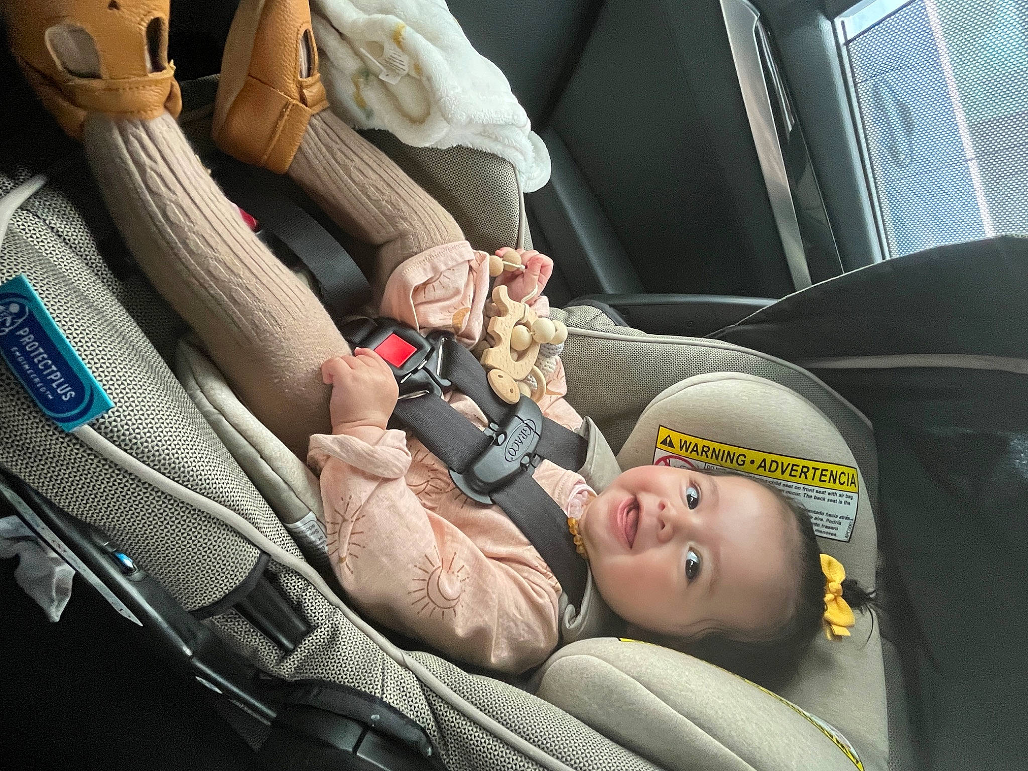 Arayah is registered to the contest to win money with this photo: auto_part, automotive_design, automotive_exterior, baby, baby_carriage, baby_products, car, car_seat, car_seat_cover, child, comfort, family_car, head_restraint, mode_of_transport, motor_vehicle, person, personal_luxury_car, seat_belt, toddler, vehicle