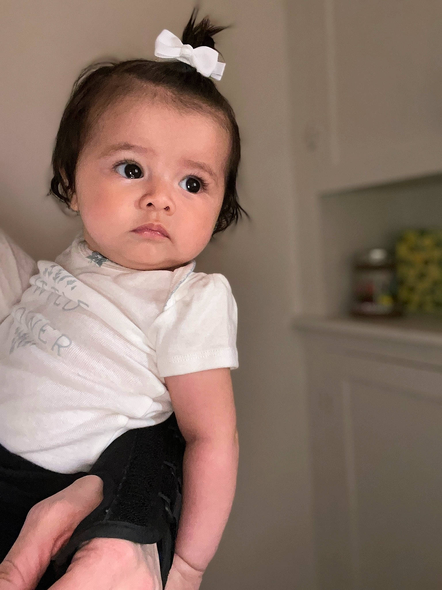 Arayah joined the competition — help win amazing prizes! arm, baby, baby_toddler_clothing, cheek, elbow, eye, eyelash, face, flash_photography, hair, hairstyle, happy, head, human_body, iris, lip, neck, person, skin, sleeve