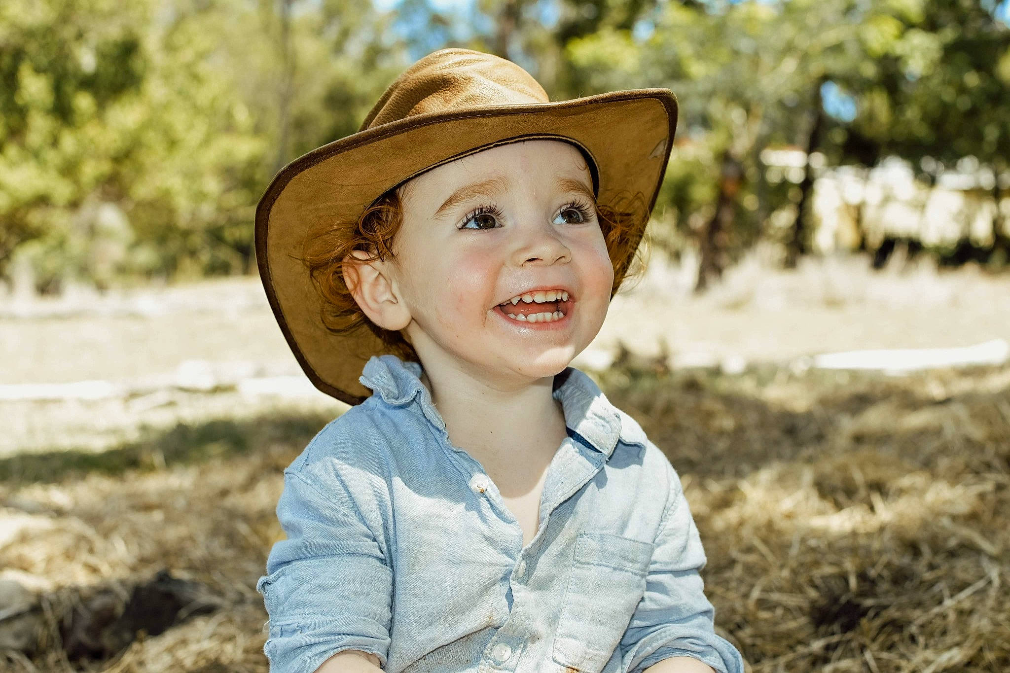 Brodie joined the competition — help win amazing prizes! beauty, child, clothing, flash_photography, grass, happy, hat, headwear, human_body, iris, joy, leaf, lip, people_in_nature, person, plant, skin, smile, summer, sun_hat