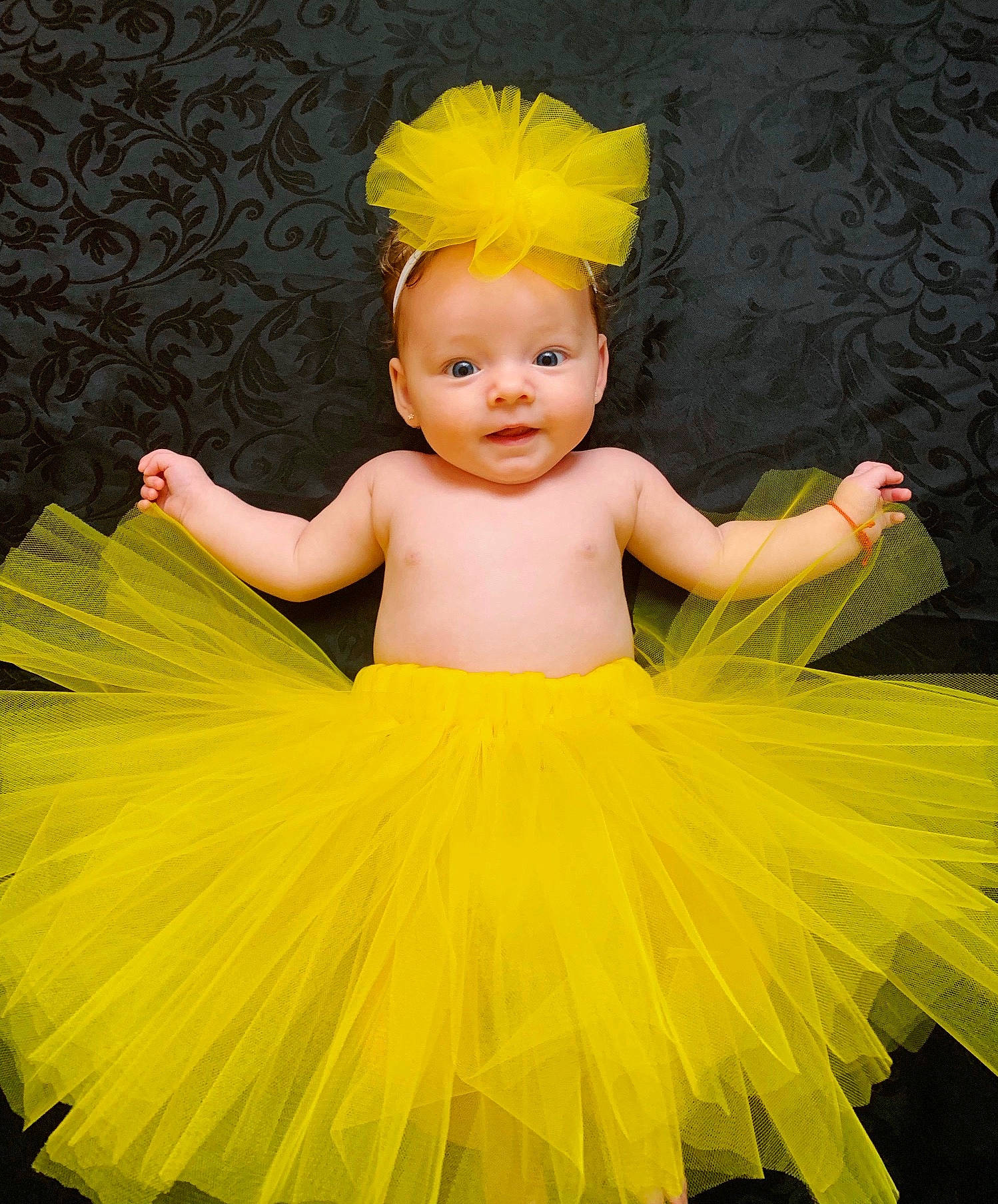Elsa- Miriam joined the competition — help win amazing prizes! baby_toddler_clothing, ballet_tutu, child, clothing, costume, costume_accessory, dancer, person, toddler, yellow
