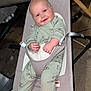 baby, child, infant, smiling, pajamas, baby_seat, toy, piano, colorful, indoor, floor, carpet, adult_legs, foot, wood_floor, happy, person, furniture, playtime, cute