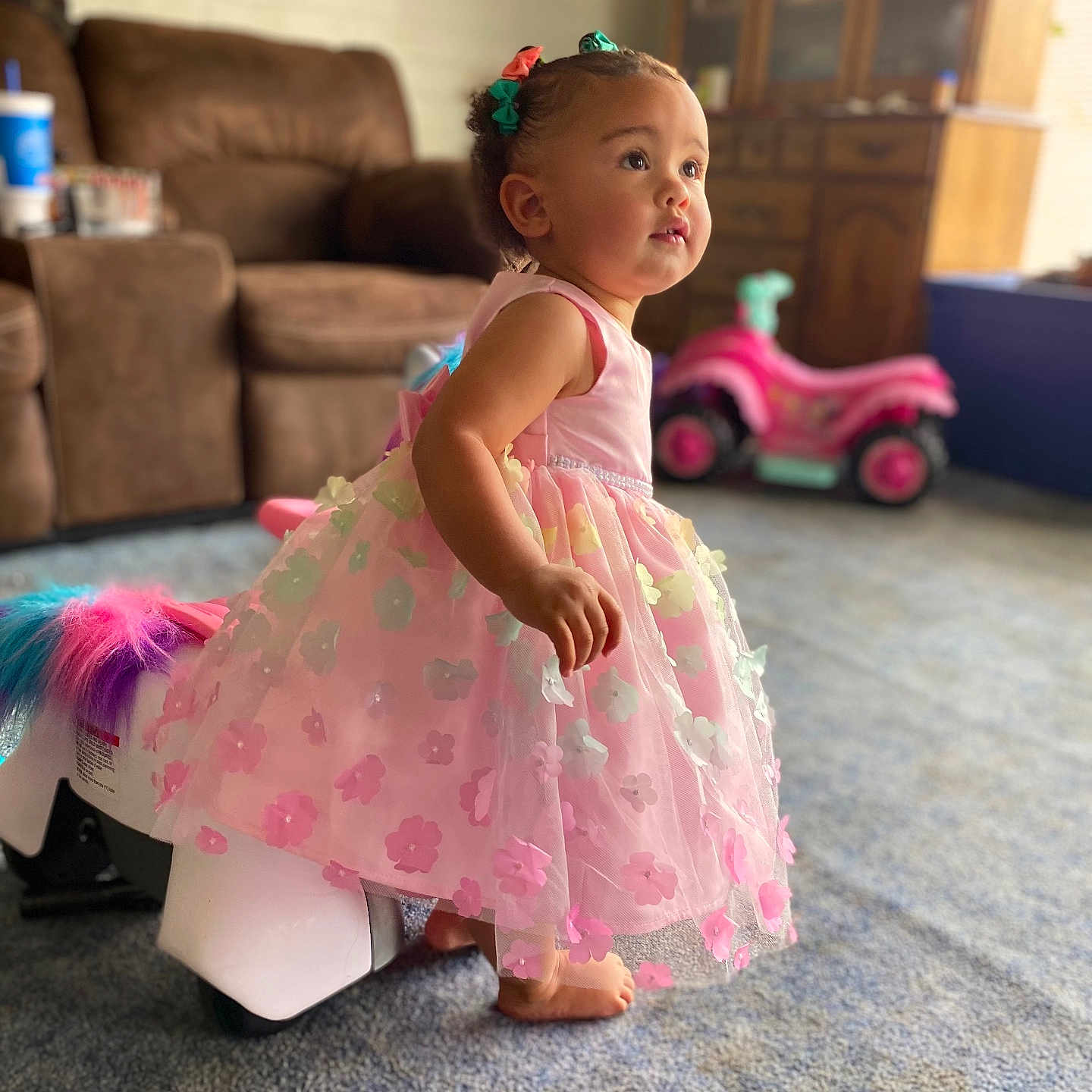 Rylee is registered to the contest to win money with this photo: architecture, building, child, clothing, couch, dress, face, female, formalwear, furniture, girl, head, indoors, livingroom, person, photography, portrait, purple, room, sitting