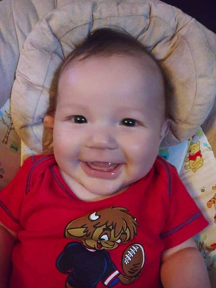 Johnathon joined the competition — help win amazing prizes! baby, cheek, child, face, facial_expression, head, joy, person, smile, toddler