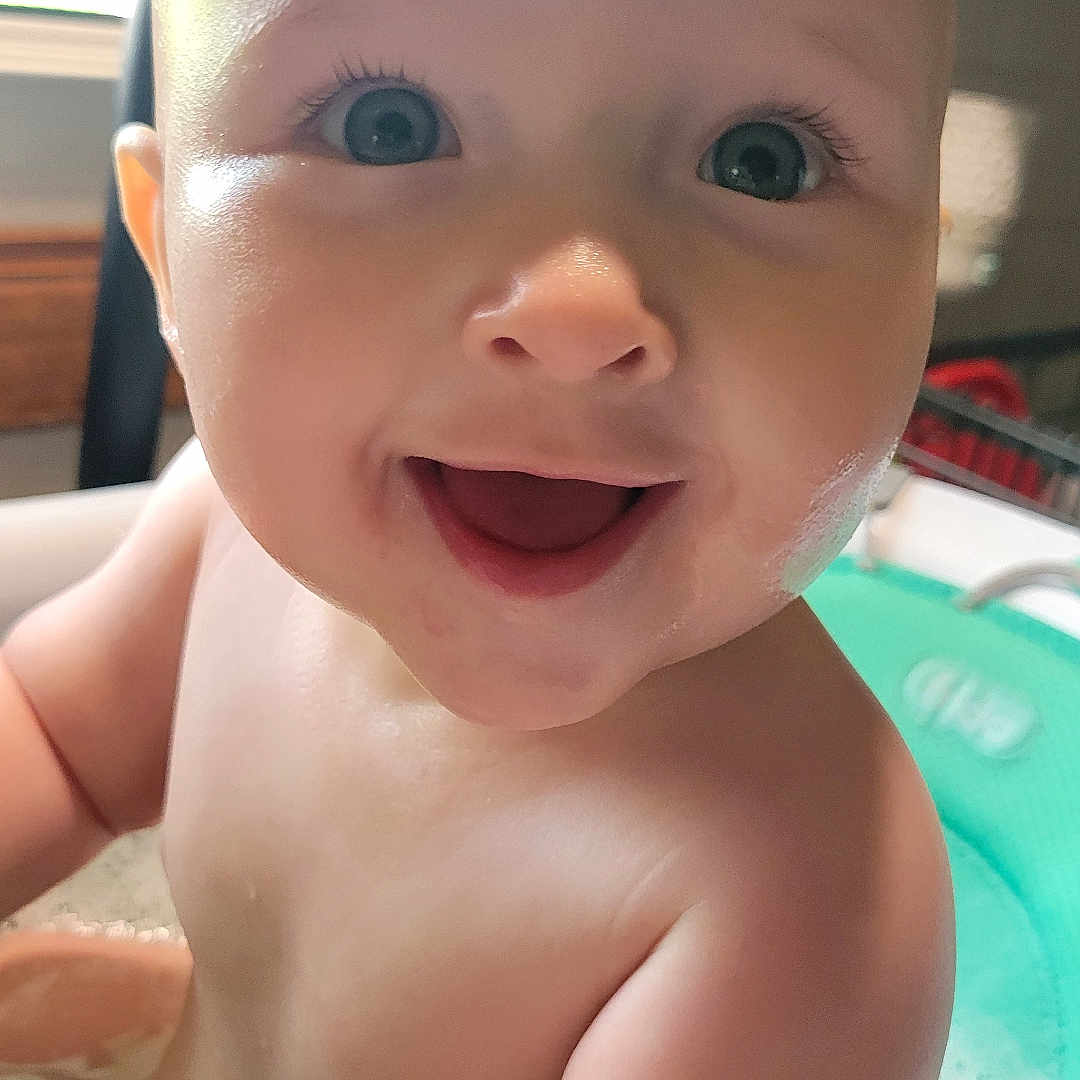 Oliver joined the competition — help win amazing prizes! arm, baby, bath, bubble, child, clean, closeup, cute, eyes, face, foam, happy, indoor, infant, joy, shoulder, skin, smile, tub, water