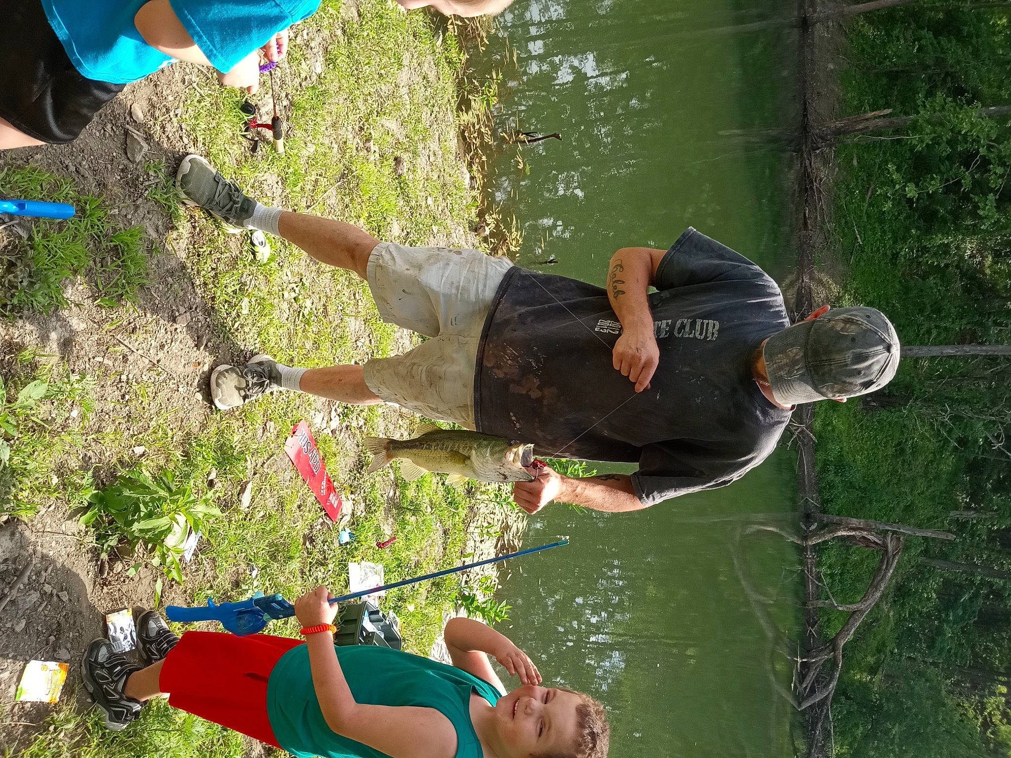 Caleb joined the competition — help win amazing prizes! adventure, arm, clothing, electric_blue, fun, grass, green, joy, lake, landscape, leisure, people_in_nature, person, plant, recreation, shorts, t_shirt, thigh, tree, water