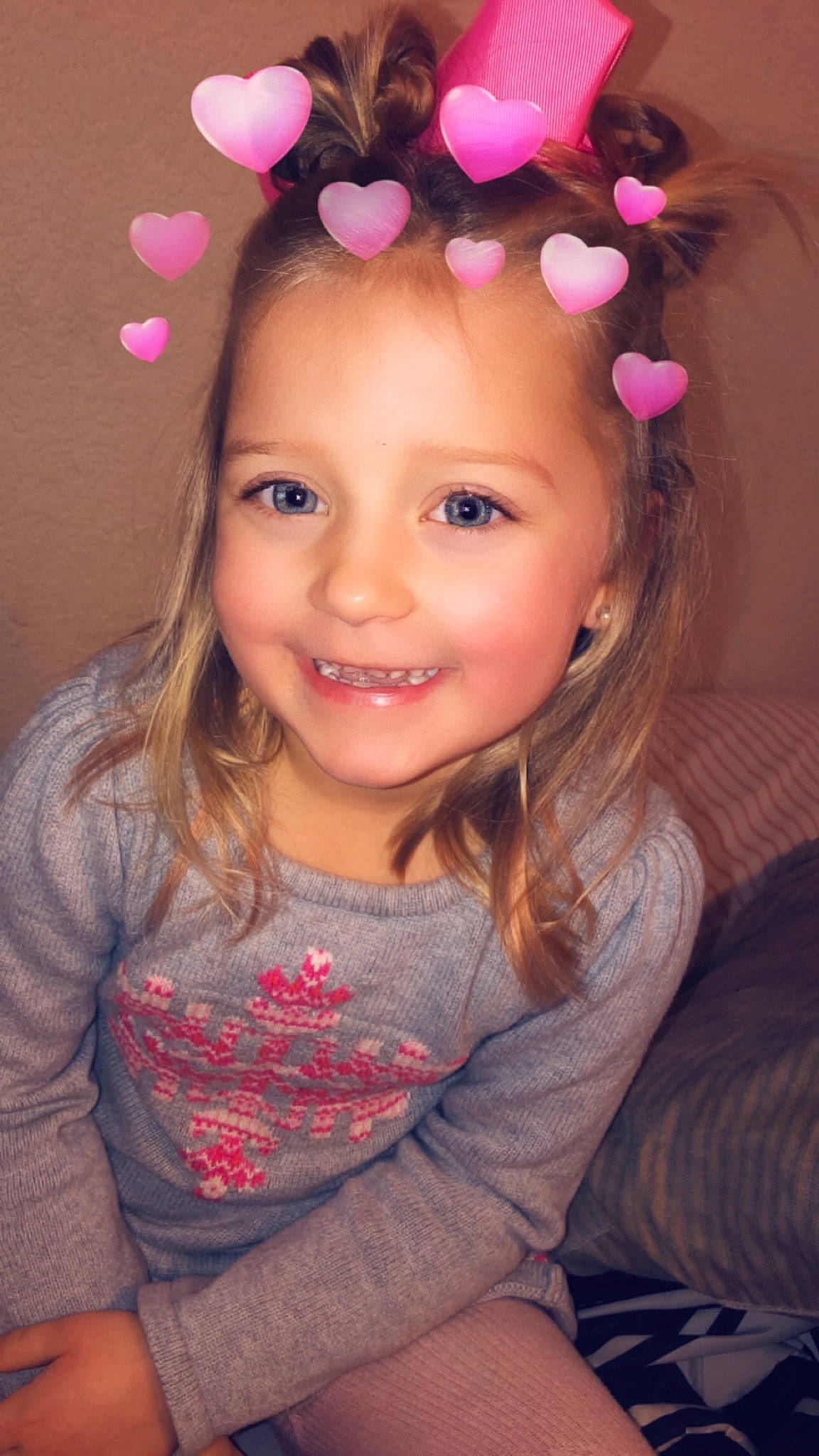 Blakelynn joined the competition — help win amazing prizes! beauty, brown_hair, cheek, child, child_model, eye, face, fun, hair, hair_accessory, hairstyle, head, headband, headgear, iris, joy, lip, person, pink, skin