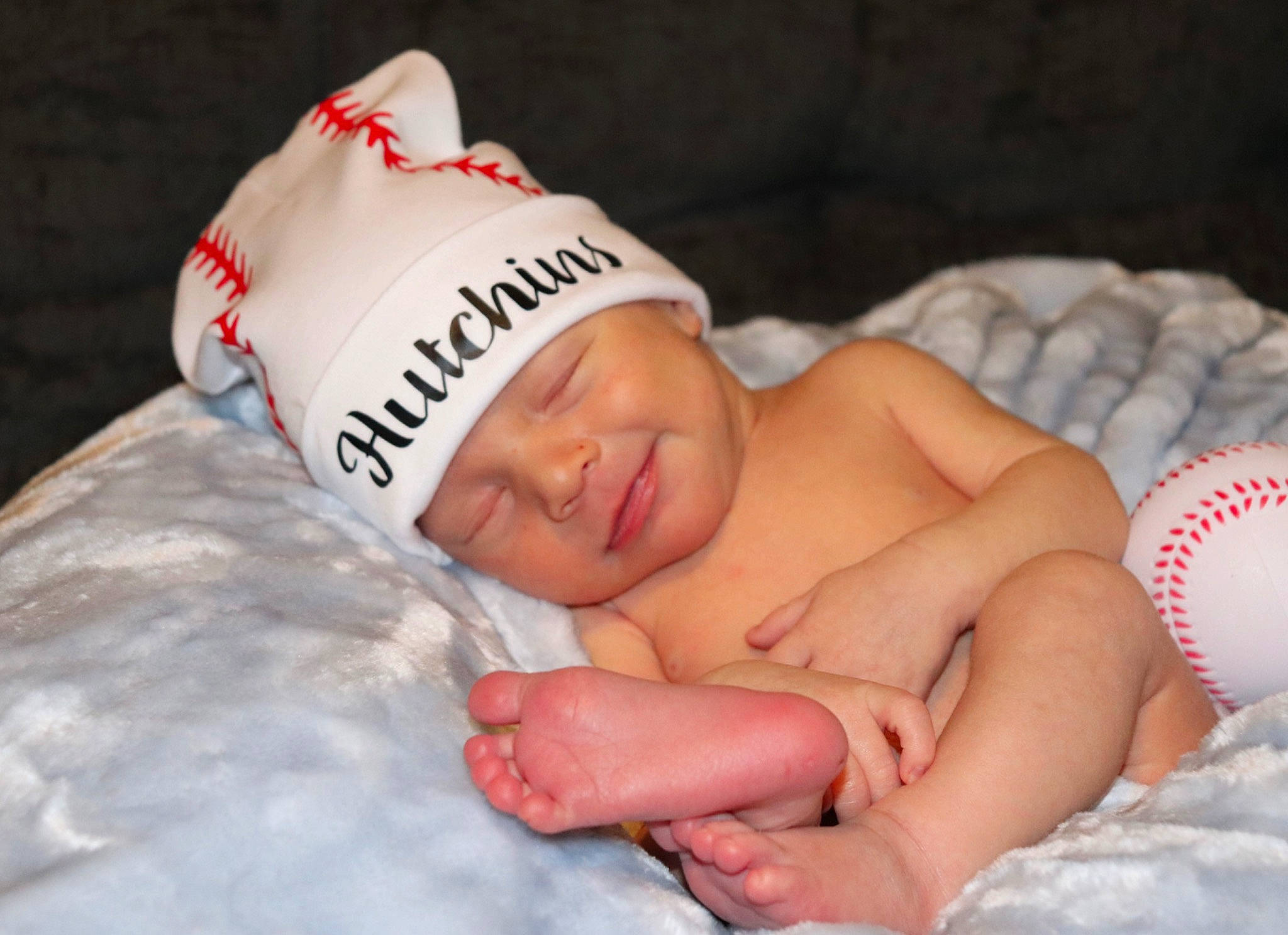 Hutchins joined the competition — help win amazing prizes! baby, baby_products, baby_sleeping, baby_toddler_clothing, cap, child, comfort, diaper, event, eye, face, hand, happy, headwear, linens, mouth, nail, person, skin, smile