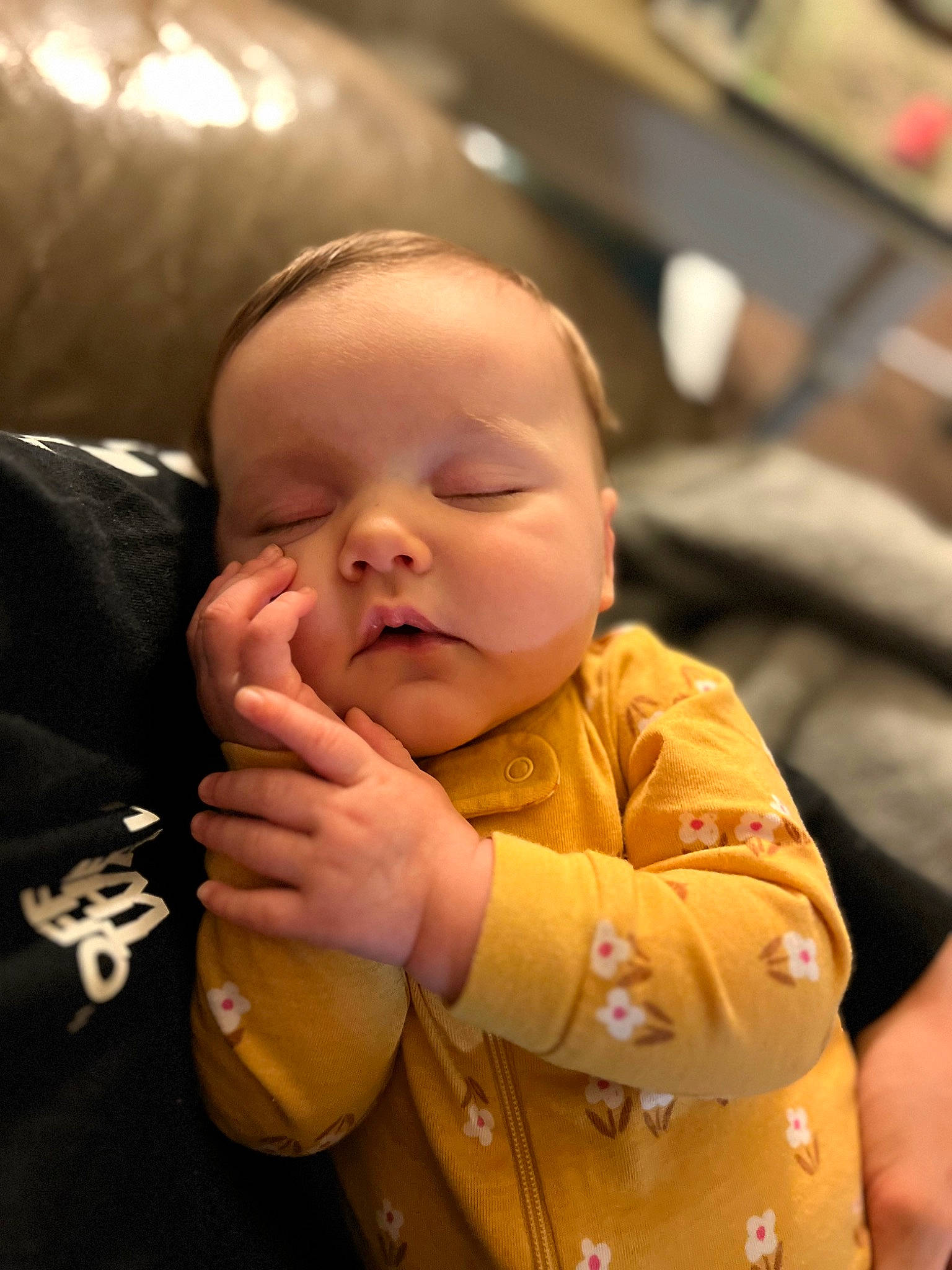 Eleanor joined the competition — help win amazing prizes! baby, baby_toddler_clothing, bib, cheek, child, comfort, eye, fun, gesture, happy, mouth, nail, nose, person, sitting, skin, sleeve, thumb, toddler