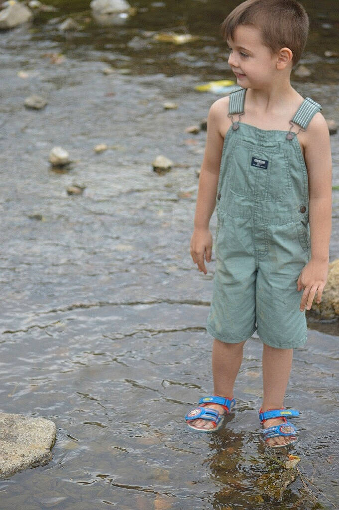 Ashtyn is registered to the contest to win money with this photo: bank, beauty, child, fun, happy, human_leg, joy, leaf, leg, leisure, morning, natural_environment, people_in_nature, person, photograph, shorts, summer, t_shirt, toddler, tree