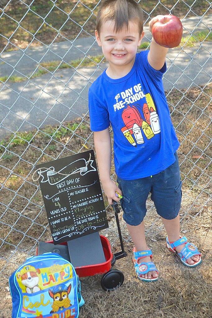 Ashtyn joined the competition — help win amazing prizes! blue, child, electric_blue, fence, grass, green, handwriting, happy, joy, leisure, mammal, mesh, person, recreation, shorts, smile, sneakers, summer, t_shirt, toddler
