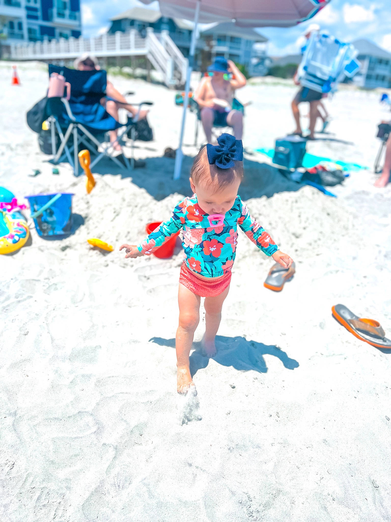 Havana joined the competition — help win amazing prizes! barefoot, beach, child, city, electric_blue, event, eyewear, fun, happy, human_leg, leisure, ocean, people_on_beach, person, play, recreation, sand, street, sunglasses, toddler